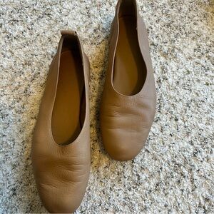 Everlane Day Glove Tan Leather Ballet Flats Womens 7.5 Shoes